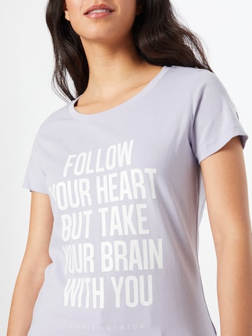 purpurinė EINSTEIN & NEWTON Marškinėliai 'Brain'