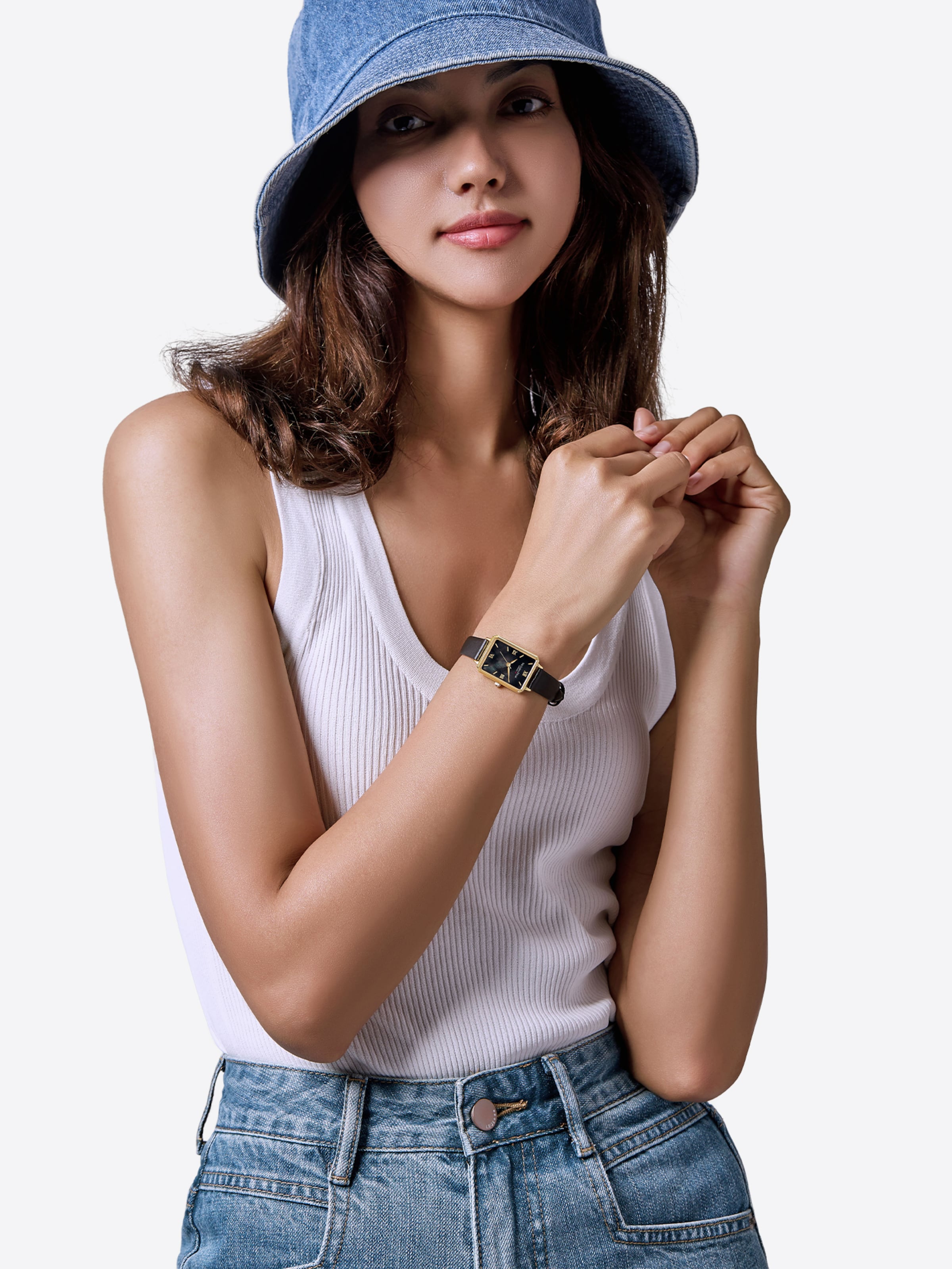 Victoria Hyde Analogt ur ' Hampton ' i sort