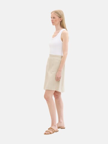 Jupe TOM TAILOR en beige