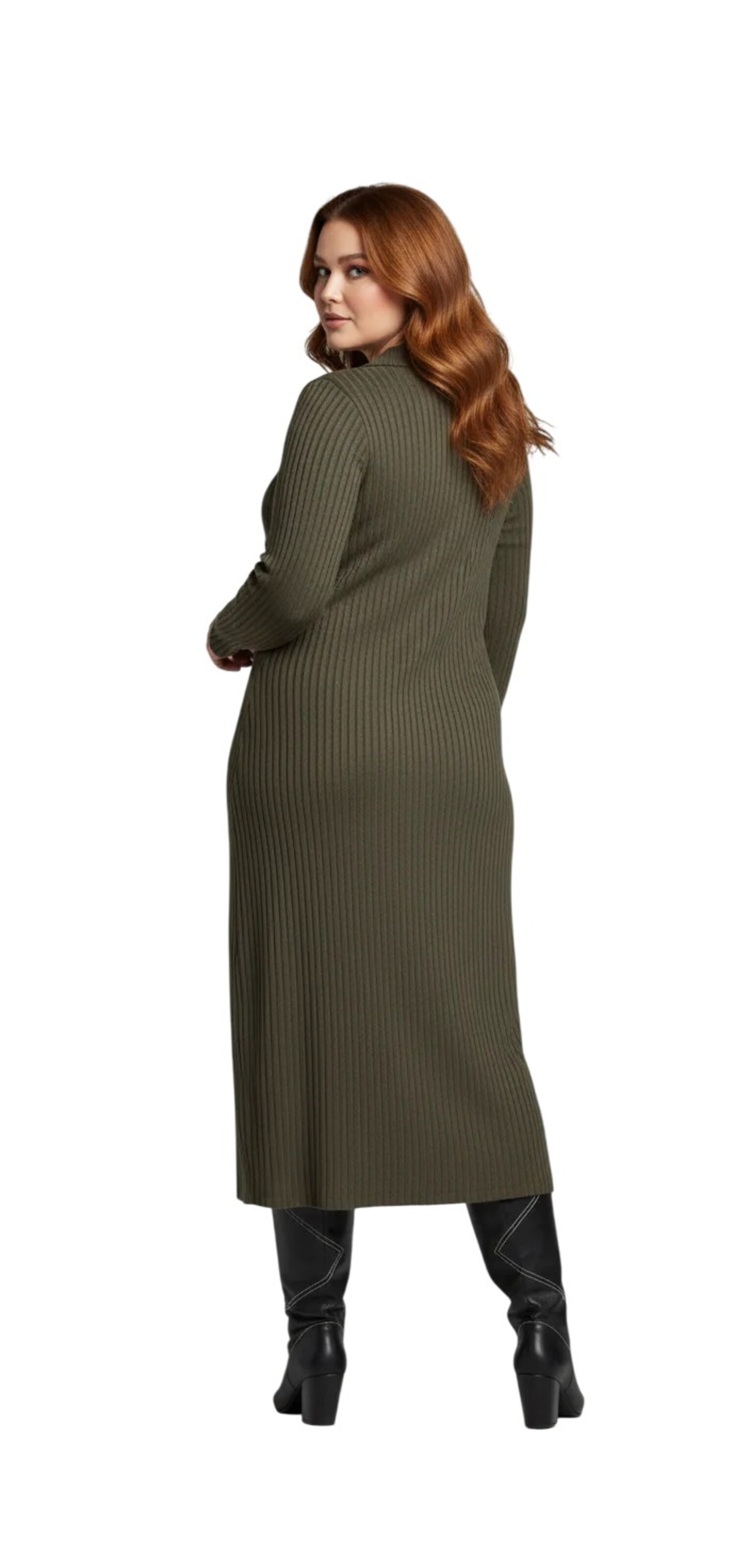 Shape Of You Strickkleid in Grün