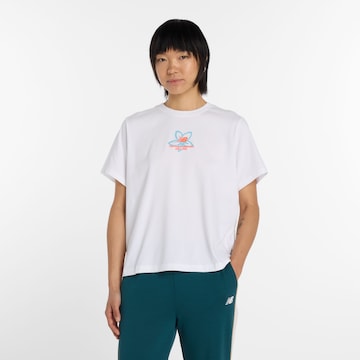 new balance T-Shirt 'Boston City' in Weiß