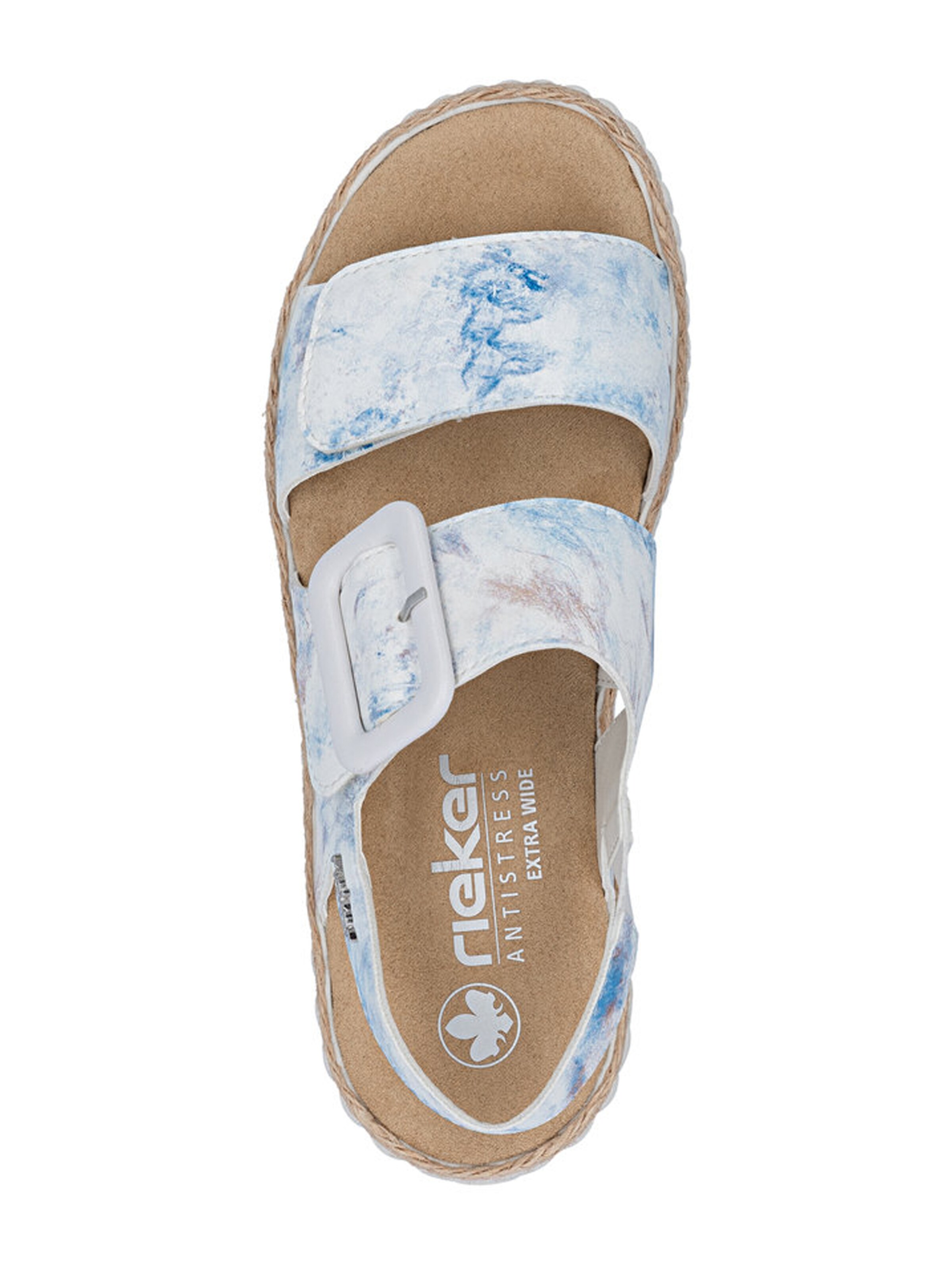 Rieker Pántos szandál - fehér