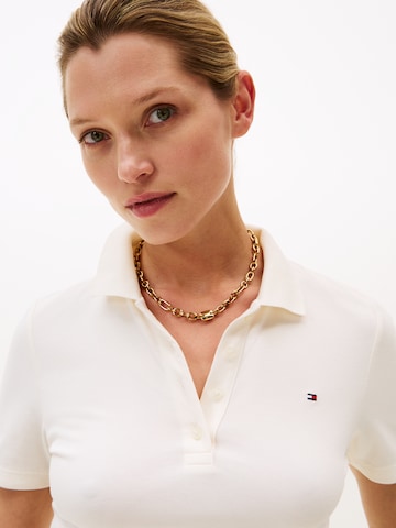 TOMMY HILFIGER Majica '1985' | bela barva