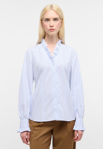 ETERNA Blouse in Blauw: voorkant