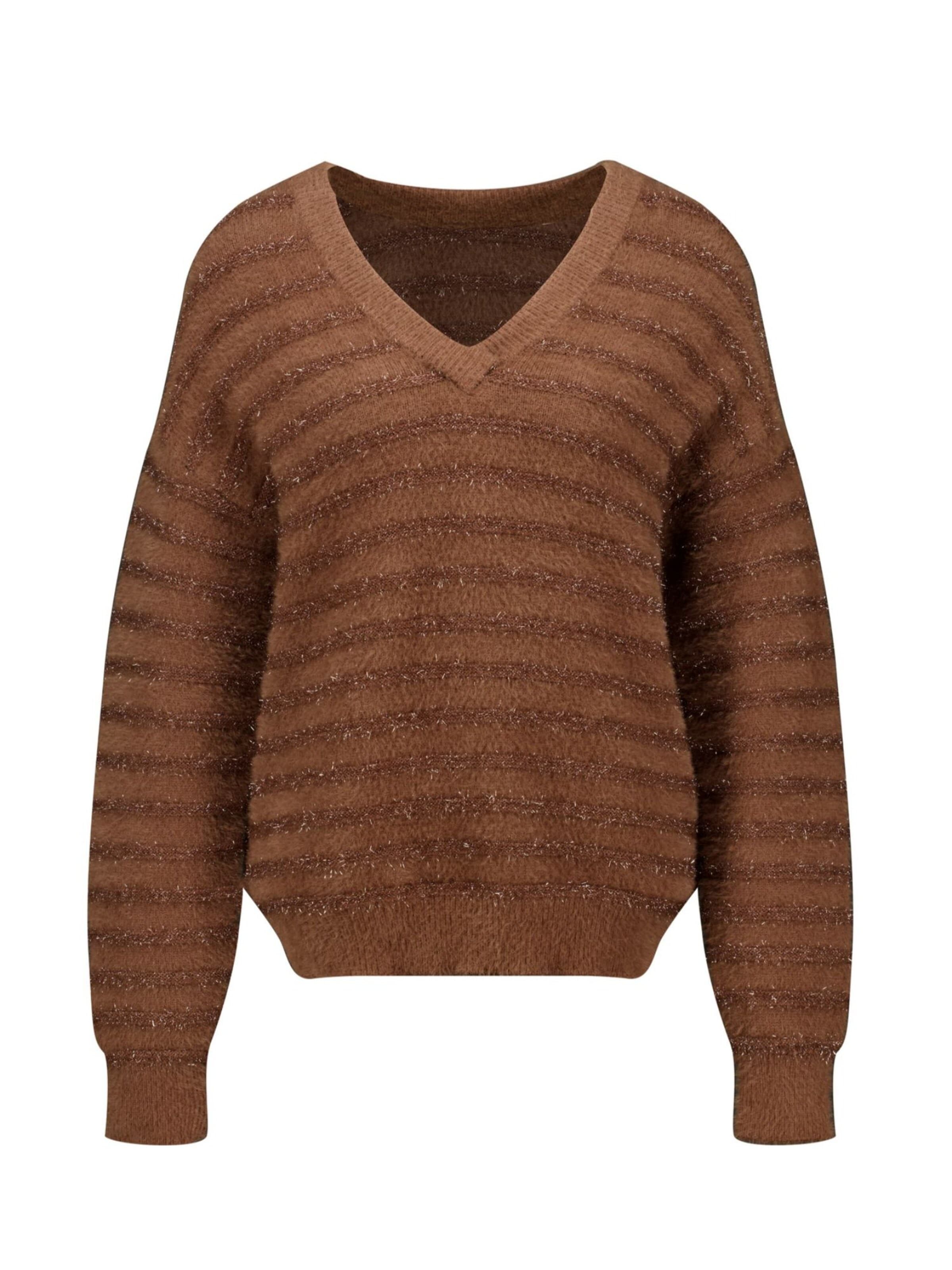 Pull-over Deeluxe en marron : devant