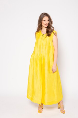 Ulla Popken Dress in Yellow: front