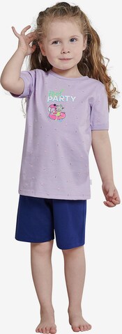 SCHIESSER Pajamas 'Cat Zoe' in Purple