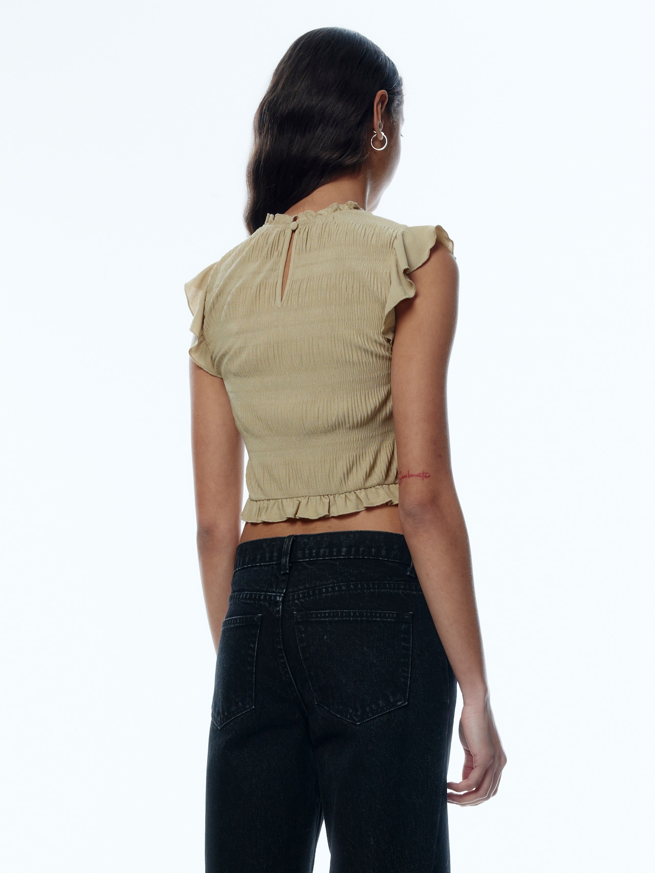 EDITED Produkte Top 'Oline' oliv