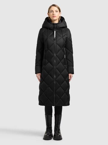 khujo Wintermantel 'Cilia2' in Zwart