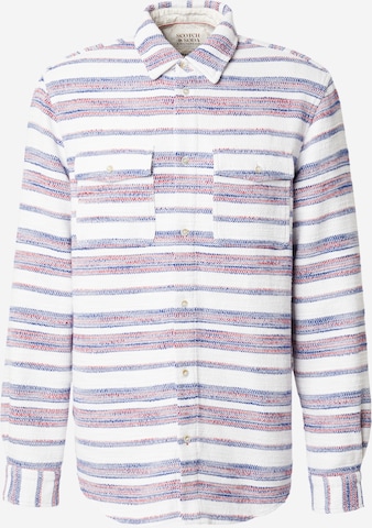 Coupe regular Chemise SCOTCH & SODA en blanc : devant