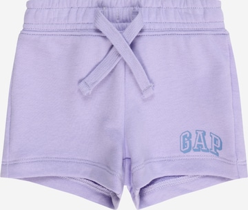 GAP Trousers in Purple: front