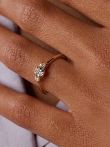 Lucardi Ring in Gold