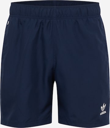 ADIDAS ORIGINALS Swimming shorts 'Adicolor Essentials Trefoil' in Blue: front