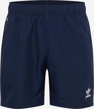 ADIDAS ORIGINALS Board Shorts 'Adicolor Essentials Trefoil' in Blue: front