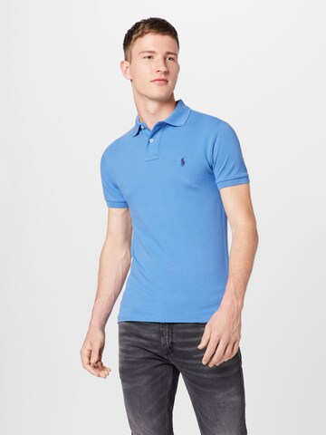 Polo Ralph Lauren Klasický střih Tričko – modrá: přední strana