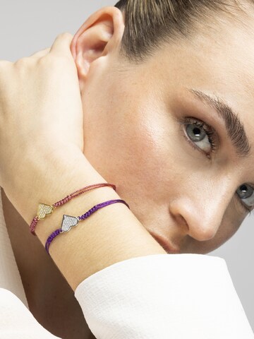 Luxenter Bracelet 'Heart' in Pink