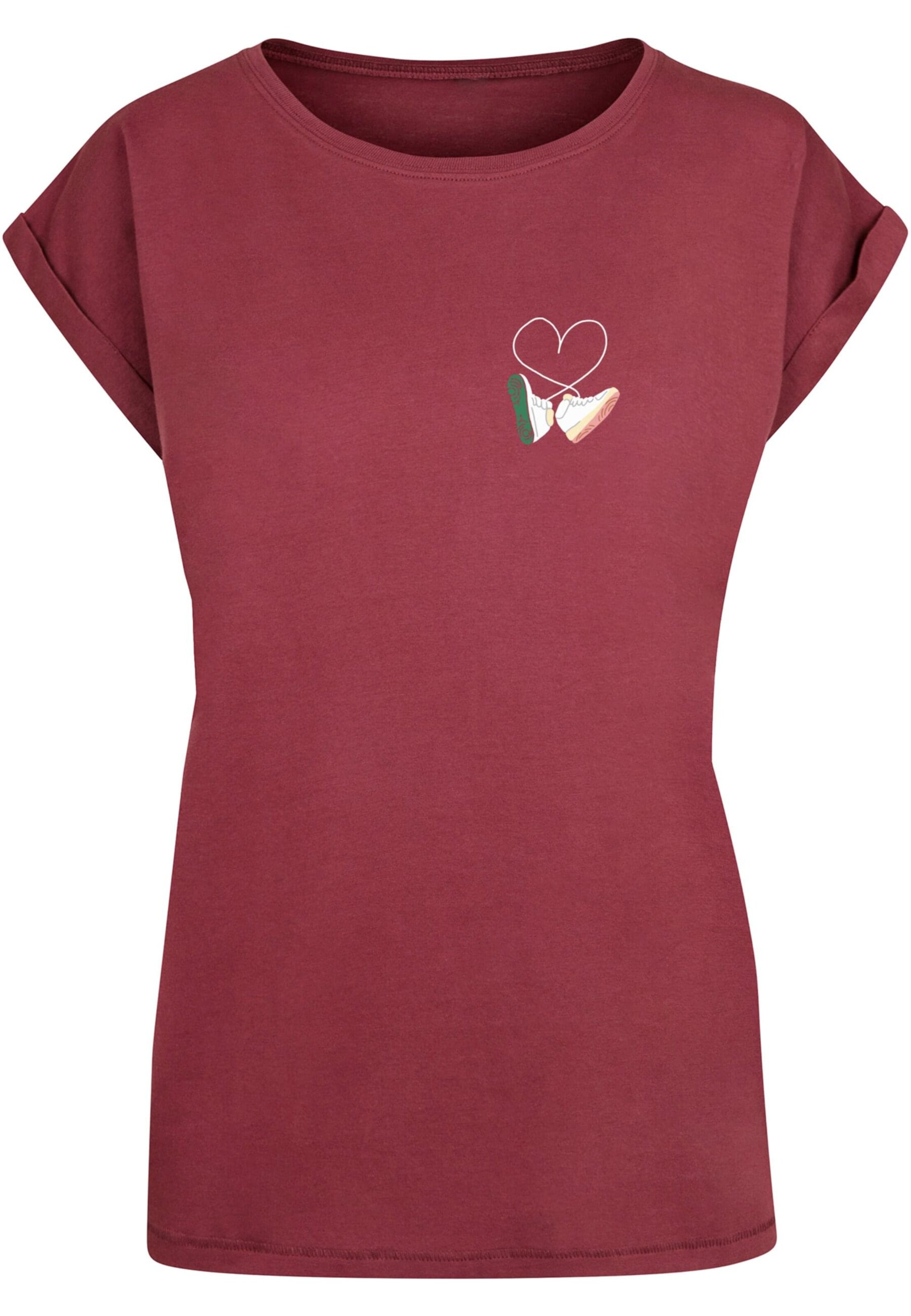 Mister Tee Tričko 'Kicks Love' – červená: přední strana