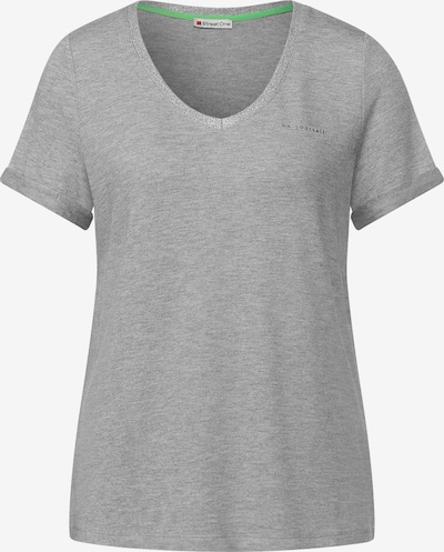 STREET ONE T-shirt en gris chiné, Vue avec produit