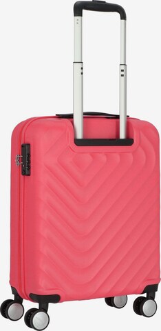 American Tourister Trolley 'Summer Square' in Roze