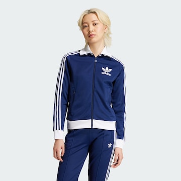 ADIDAS ORIGINALS Sweatjacke in Blau: Vorderseite