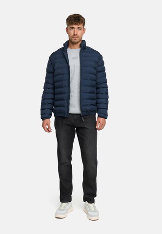 INDICODE JEANS Between-season jacket 'Bjarne' in Blue
