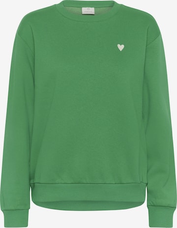 Kaffe Sweatshirt 'KALiddy' in Green: front