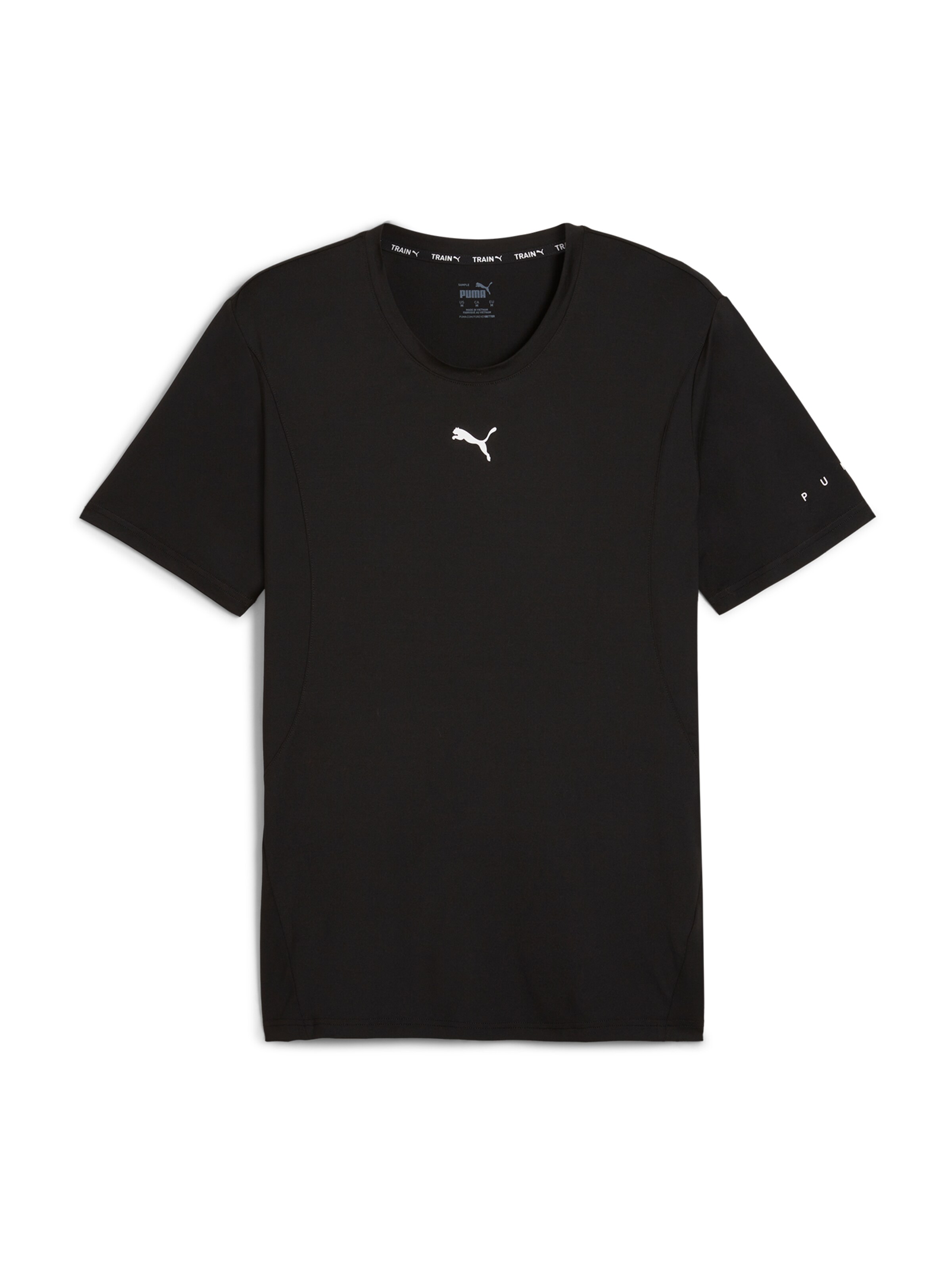 T-Shirt fonctionnel 'Cloudspun' PUMA en noir : devant