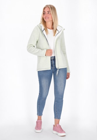 Veste en polaire Schmuddelwedda en vert