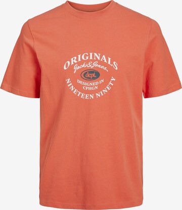JACK & JONES Shirt 'HAYS' in Orange: front