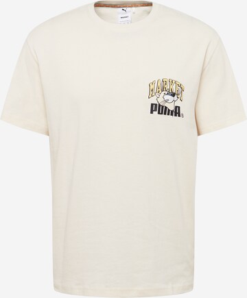 T-Shirt PUMA en beige : devant