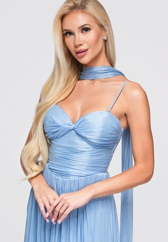 Ombre Avondjurk in Blauw