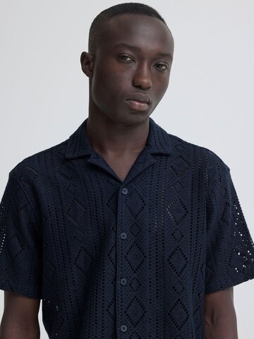 BLEND Regular fit Button Up Shirt 'BHAkon' in Blue