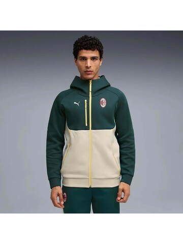 PUMA Sportsweatshirt 'AC Milan Pumatech' in Groen: voorkant