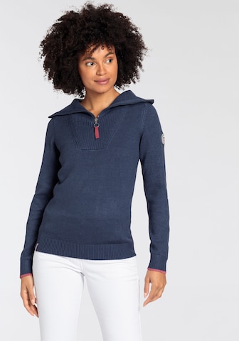 KangaROOS Athletic Sweater in Blue: front