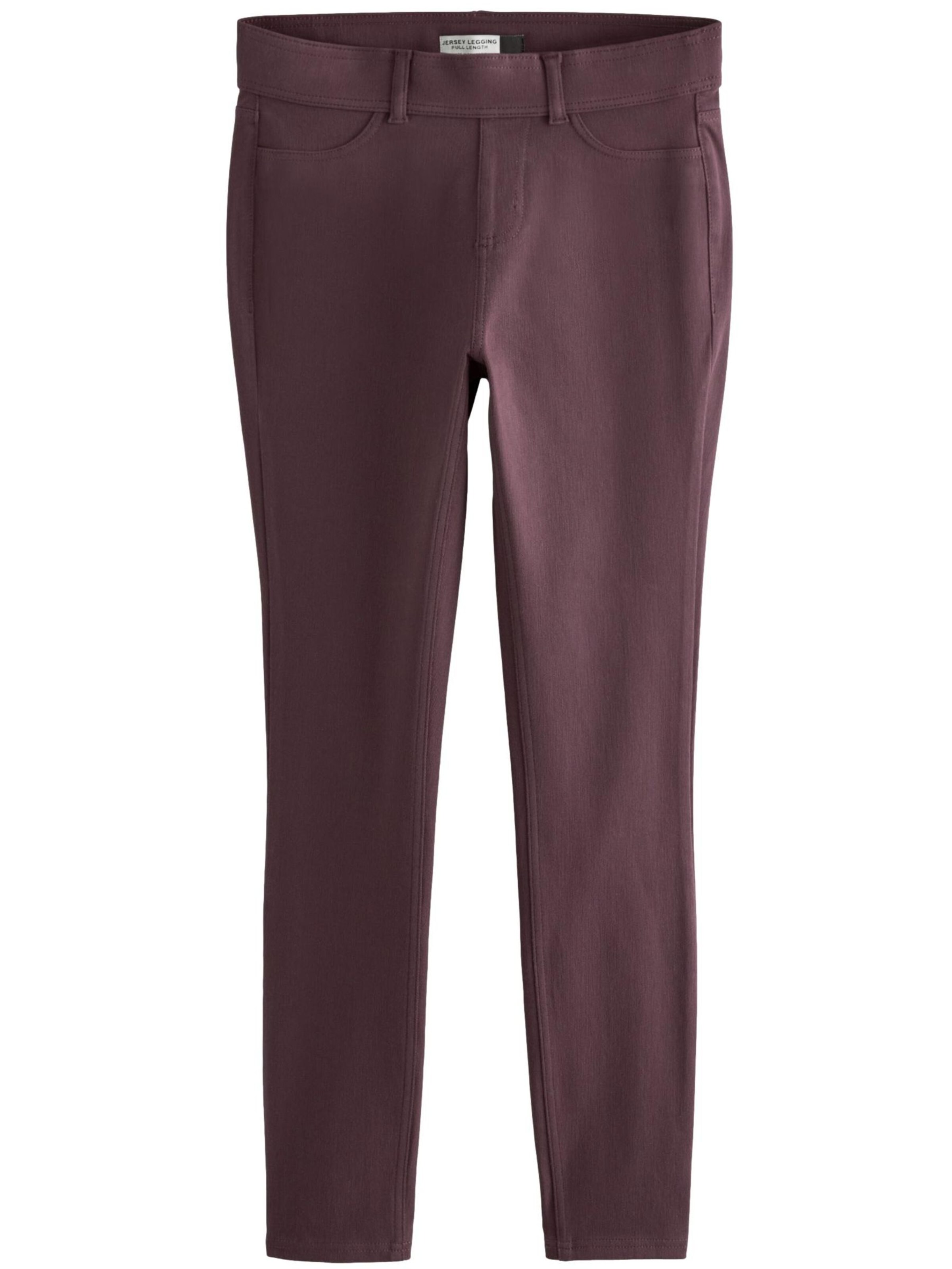 Next Skinny Jeggings in Purple: front