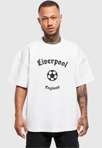 T-Shirt 'Liverpool' Merchcode en blanc : devant