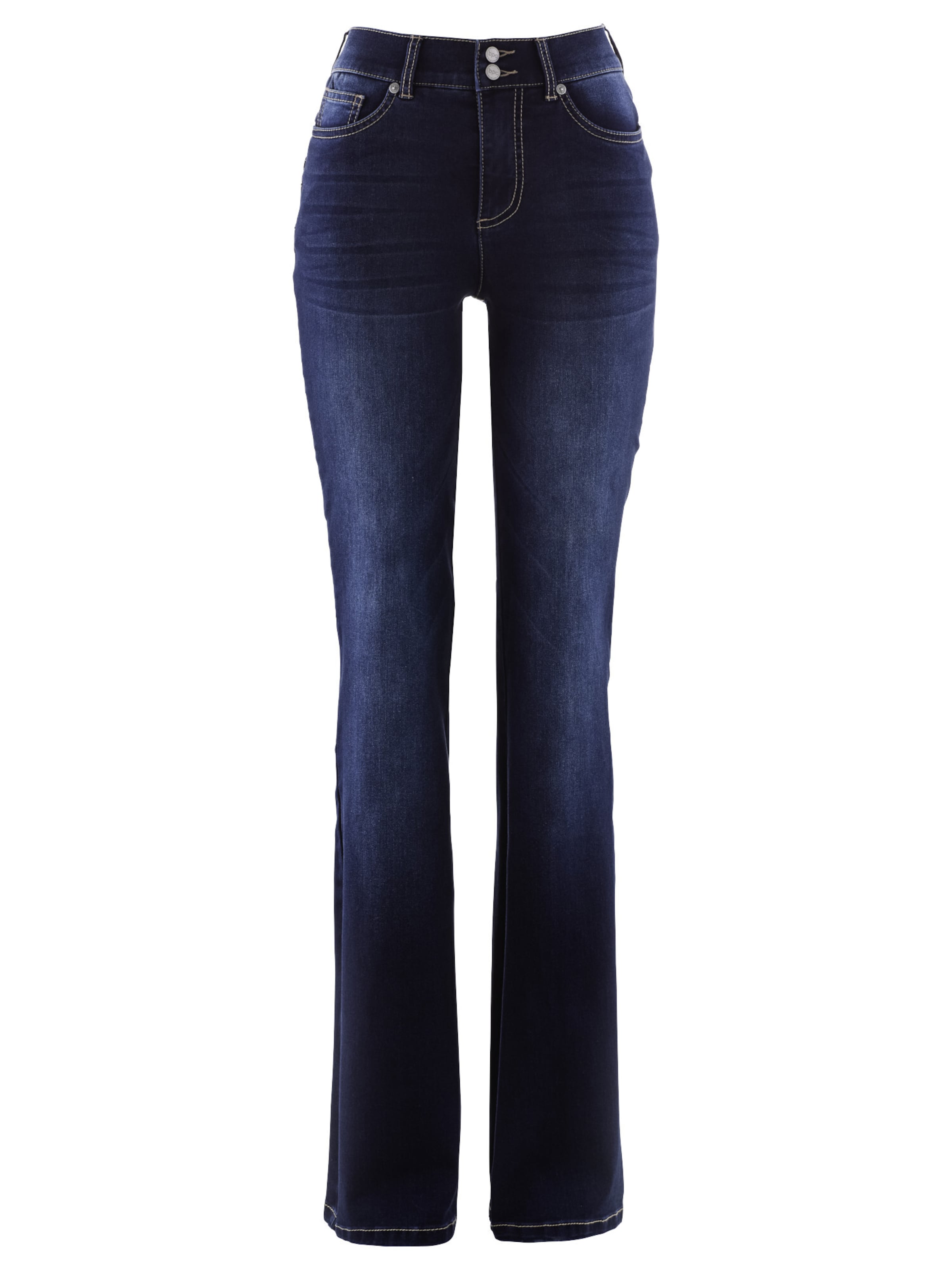 bonprix Bootcut Jeans in Blau: Vorderseite