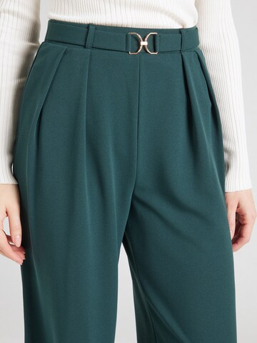 ABOUT YOU Regular Trousers with creases 'Yara' in Green