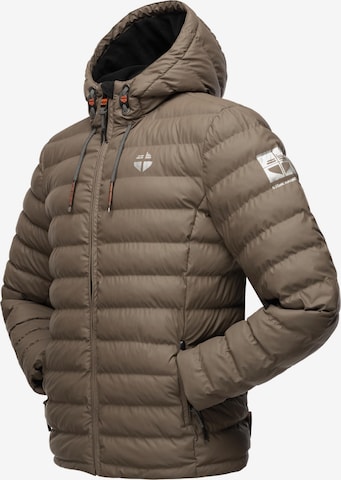 STONE HARBOUR Winter Jacket 'Zaharoo' in Brown