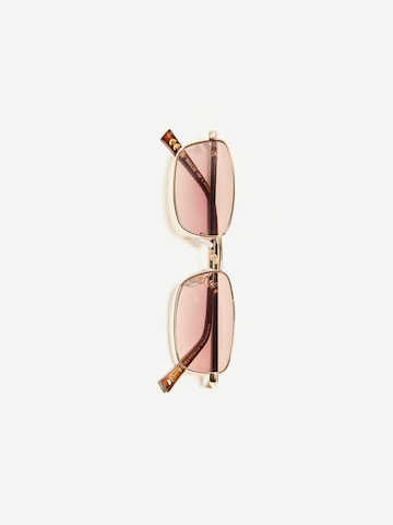 Lunettes de soleil Bershka en or