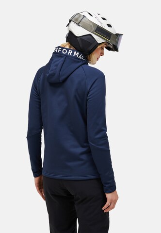 PEAK PERFORMANCE Athletic fleece jacket in Blue