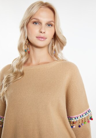 IZIA - Jersey 'Hoona' en beige