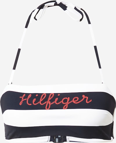 Tommy Hilfiger Underwear Hauts de bikini en bleu marine / rouge sang / blanc, Vue avec produit