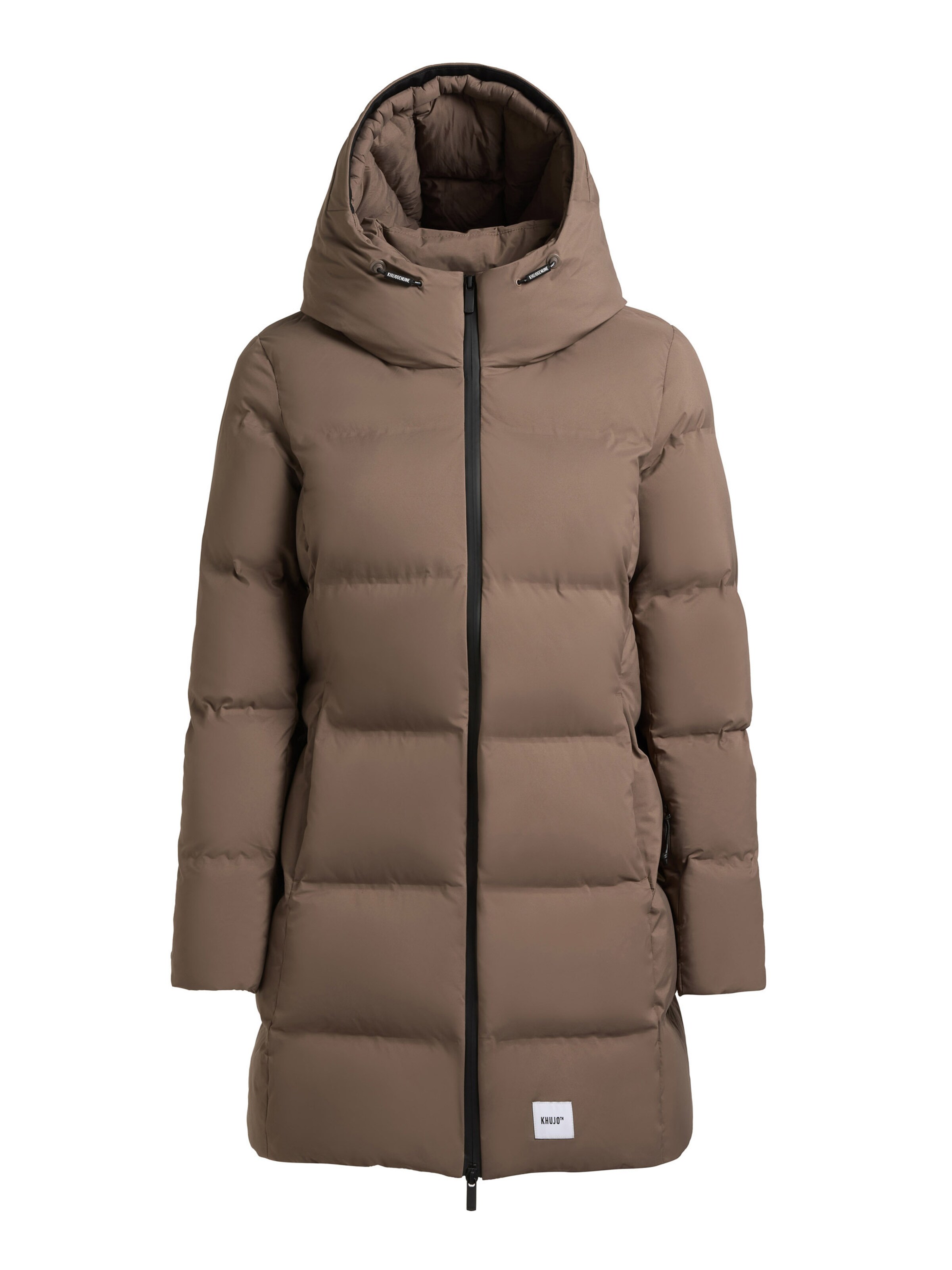 khujo Jacke 'Tanare5' in Braun: Vorderseite