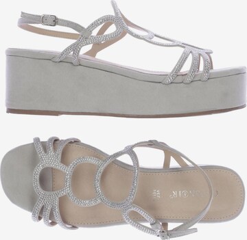 CAFÈNOIR Sandalen 40 in Grau: predná strana