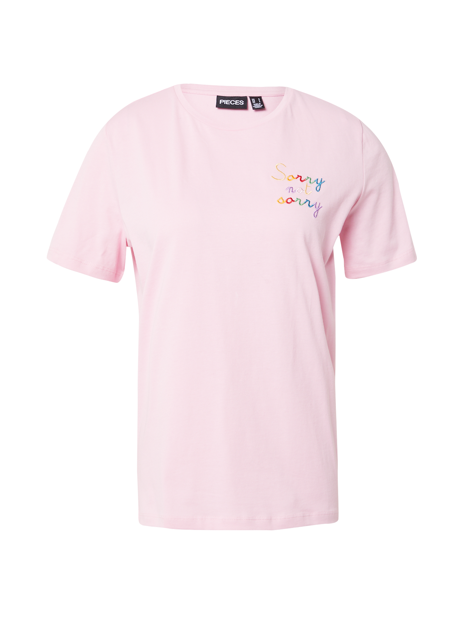 PIECES Koszulka JOLLY w kolorze Różowym 