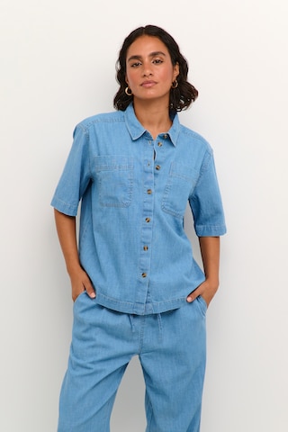 Kaffe Blouse 'Louise' in Blue: front