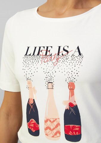 s.Oliver BLACK LABEL T-Shirt in Beige