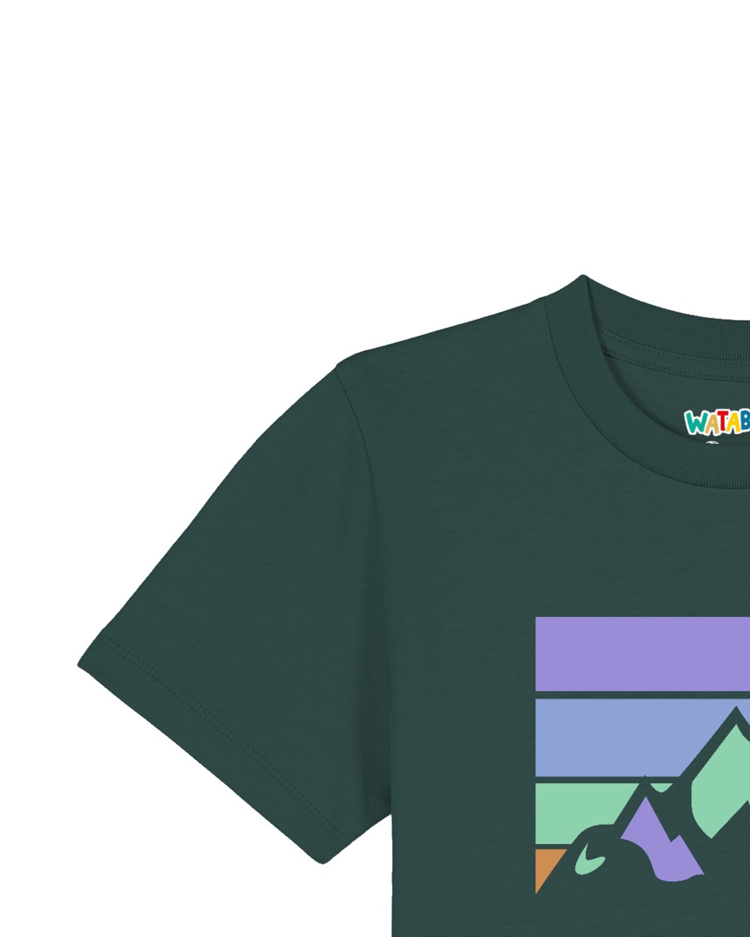 watabout.kids Shirt 'Landscape' in Groen