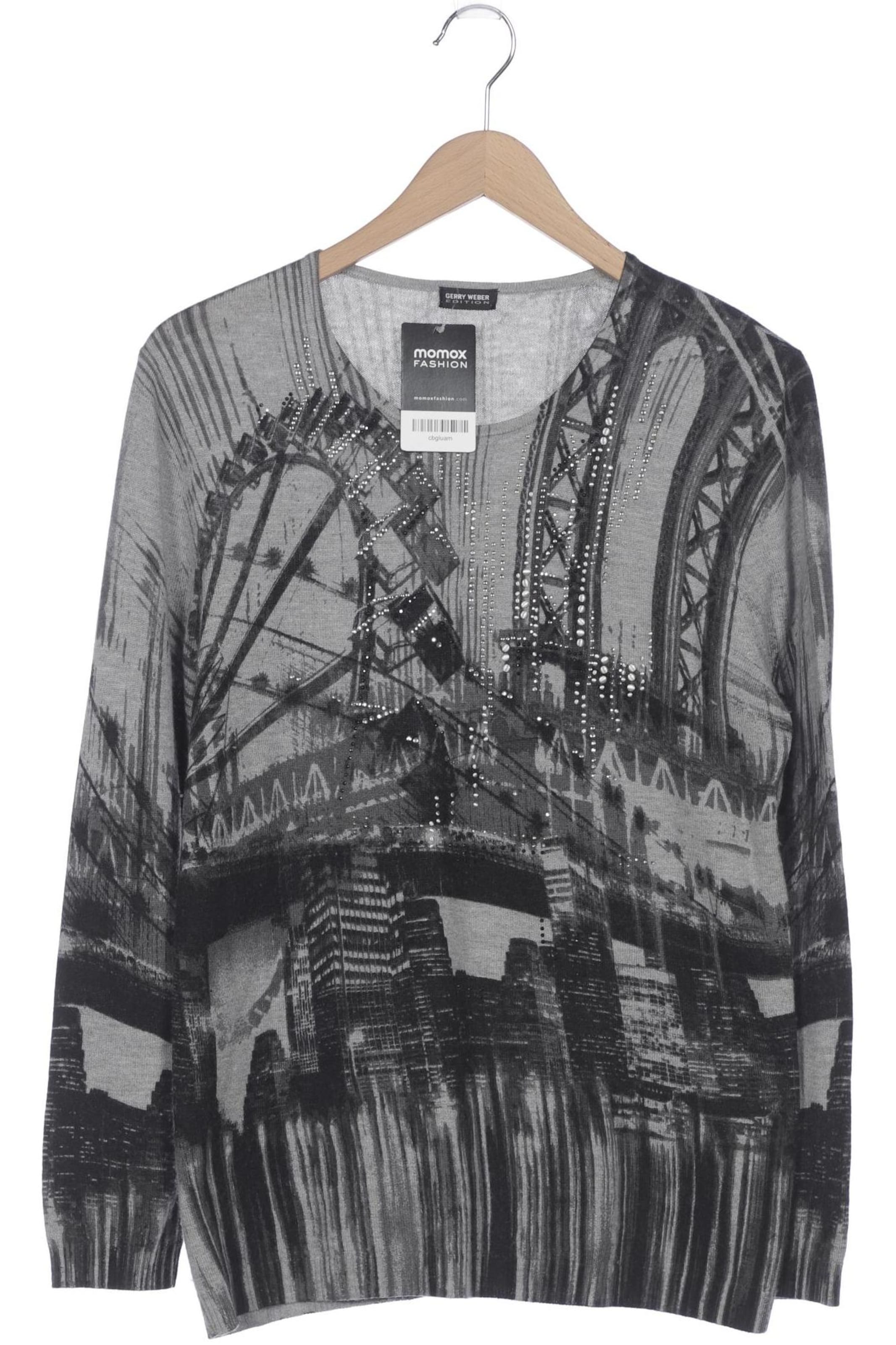 GERRY WEBER Sweater & Cardigan in XXL in Grey: front